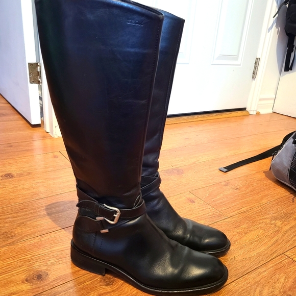 Geox Donna Ascot Riding Boots - Picture 1 of 8